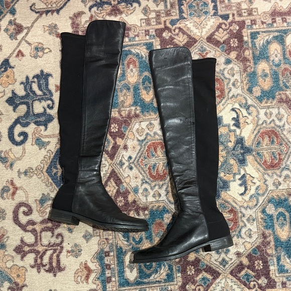 • Stuart WEITZMAN • Women’s 50/50 Over the Knee Boots
Leather Black 9 - Picture 2 of 6